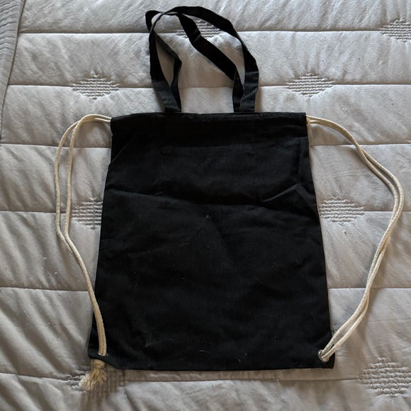 Reusable Owl Print Drawstring Bag - Picture 2 of 8